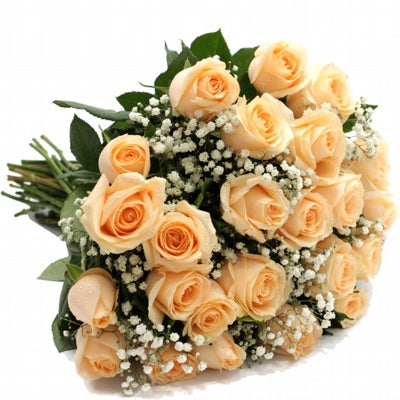 Buquê de Rosas Champagne 20 Unidades