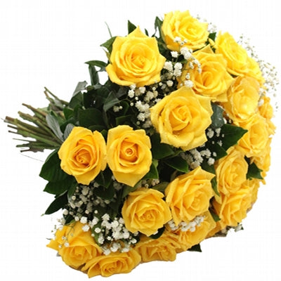 Buquê de Rosas Amarelas com 20 unidades